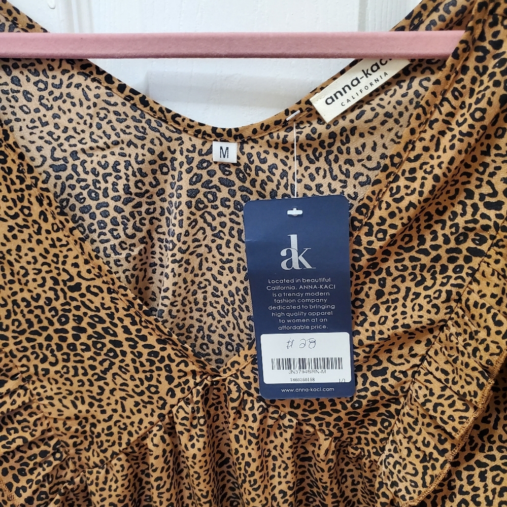 Leopard Print Dress - Picture 2 of 3